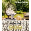 Outdoor Hanging Swing Chair – Brown