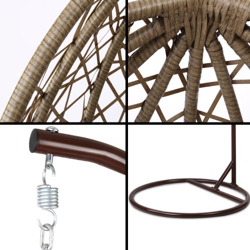 Outdoor Hanging Swing Chair – Brown