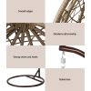 Outdoor Hanging Swing Chair – Brown