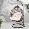 Outdoor Hanging Swing Chair – Brown