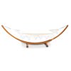 Hammock Bed Outdoor Camping Garden Tassel Timber Hammock White