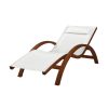 Sun Lounge Outdoor Furniture Timber Armchair Wooden Stand