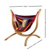 Hammock Chair Timber Outdoor Furniture Camping with Wooden Stand