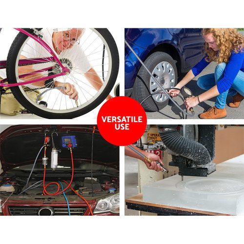 Air Hose Reel Retractable Rewind Swivel Wall Mount Compressor Garage – 20 M