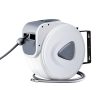 Air Hose Reel Retractable Rewind Swivel Wall Mount Compressor Garage – 20 M
