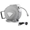 Retractable Water Hose Reel Garden Storage AutoRewind Spray Gun – 10 M