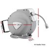 Retractable Water Hose Reel Garden Storage AutoRewind Spray Gun – 10 M