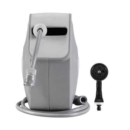 Retractable Water Hose Reel Garden Storage AutoRewind Spray Gun – 10 M