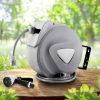 Retractable Water Hose Reel Garden Storage AutoRewind Spray Gun – 10 M