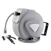Retractable Water Hose Reel Garden Storage AutoRewind Spray Gun – 30 M