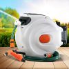 Retractable Hose Reel Garden Water Brass Spray Gun Auto Rewind – 20 M