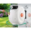 Retractable Hose Reel Garden Water Brass Spray Gun Auto Rewind – 30 M