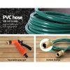 Retractable Hose Reel Garden Water Brass Spray Gun Auto Rewind – 30 M