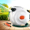 Retractable Hose Reel Garden Water Brass Spray Gun Auto Rewind – 30 M