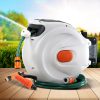 Retractable Hose Reel Garden Water Brass Spray Gun Auto Rewind – 30 M