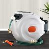 Retractable Hose Reel Garden Water Brass Spray Gun Auto Rewind – 30 M