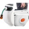 Retractable Water Hose Reel Garden Spray Gun Storage AutoRewind – 30 M