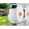 Retractable Water Hose Reel Garden Spray Gun Storage AutoRewind – 30 M