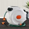Retractable Water Hose Reel Garden Spray Gun Storage AutoRewind – 30 M