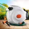Retractable Water Hose Reel Garden Spray Gun Storage AutoRewind – 30 M