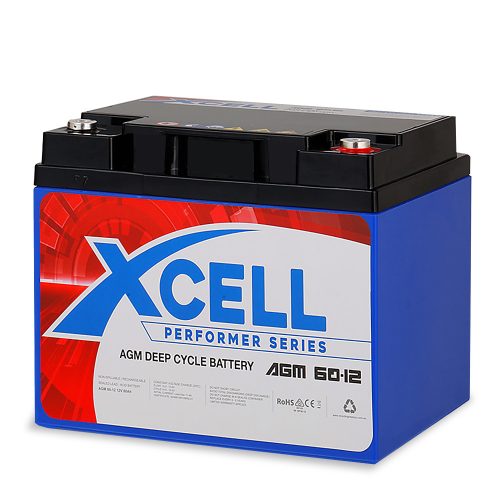 X-Cell AGM Battery Deep Cycle 12v Mobility Scooter Golf Cart Camping Volt – 120Ah 12v