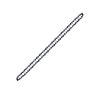 Chainsaw Chain Blade Saw Replaceent Spare Chains Semi Chisel 2PCS – 600 mm