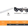 Chainsaw Chain Blade Saw Replaceent Spare Chains Semi Chisel 2PCS – 600 mm