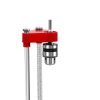Drill Locator Alloy Steel Woodworking Drilling Punch Guide Jig Tool Adjustable – Red