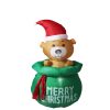 Inflatable Christmas Decor LED Lights Xmas Party – Bubbly Bear