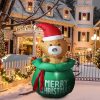 Inflatable Christmas Decor LED Lights Xmas Party – Bubbly Bear