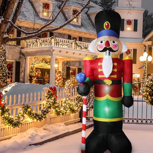 Inflatable Christmas Decor LED Lights Xmas Party – Nutcracker