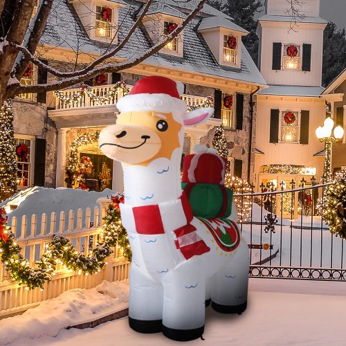 Inflatable Christmas Decor LED Lights Xmas Party – Xmas Alpaca
