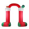 Inflatable Christmas Decor LED Lights Xmas Party – Stocking Arch