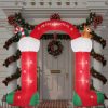 Inflatable Christmas Decor LED Lights Xmas Party – Stocking Arch