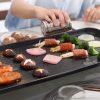 Electric BBQ Grill Teppanyaki Tough Non-stick Surface Hot Plate Kitchen