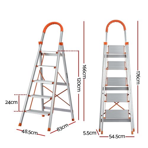 Ladder Multi-Purpose Folding Aluminium Light Weight Non Slip Platform