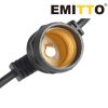 Festoon String Lights Christmas Wedding Party Waterproof Outdoor – 60 M
