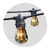 Jingle Jollys Festoon String Lights Christmas Bulbs Party Wedding Garden Party – 38 M