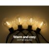 Jingle Jollys LED Festoon String Lights Bulbs Kits Wedding Party Christmas G80 – 50 M