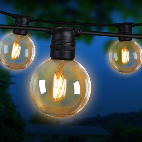Jingle Jollys LED Festoon String Lights Bulbs Kits Wedding Party Christmas G80 – 50 M