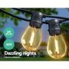Jingle Jollys LED Festoon String Lights Bulbs Kits Wedding Party Christmas S14 – 32 m