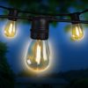 Jingle Jollys LED Festoon String Lights Bulbs Kits Wedding Party Christmas S14 – 32 m