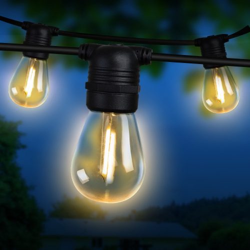 Jingle Jollys LED Festoon String Lights Bulbs Kits Wedding Party Christmas S14 – 32 m