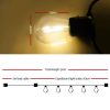 Jingle Jollys LED Festoon String Lights Bulbs Kits Wedding Party Christmas S14 – 50 M