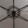 3M Outdoor Umbrella Cantilever Cover Garden Patio Beach Umbrellas Crank – Grey