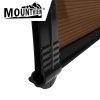 Window Door Awning Outdoor Canopy UV Patio Sun Shield Rain Cover DIY – 1 x 2.4 M, Black