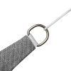 Sun Shade Sail Cloth Canopy ShadeCloth Outdoor Awning Cover – 5 x 5 M, Grey