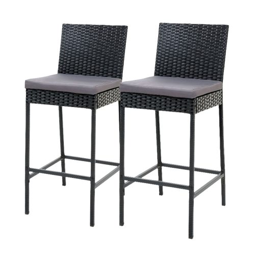 Outdoor Bar Stools Dining Chairs Wicker Furniture – 2