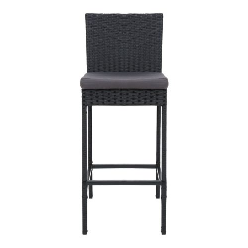 Outdoor Bar Stools Dining Chairs Wicker Furniture – 4