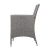 3 Piece Wicker Outdoor Furniture Set – Grey
